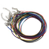 100 Waxed Necklace Cord Chain w/ Lobster Claw Clasp DIY Jewelry Mixed