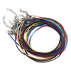 100 Waxed Necklace Cord Chain w/ Lobster Claw Clasp DIY Jewelry Mixed