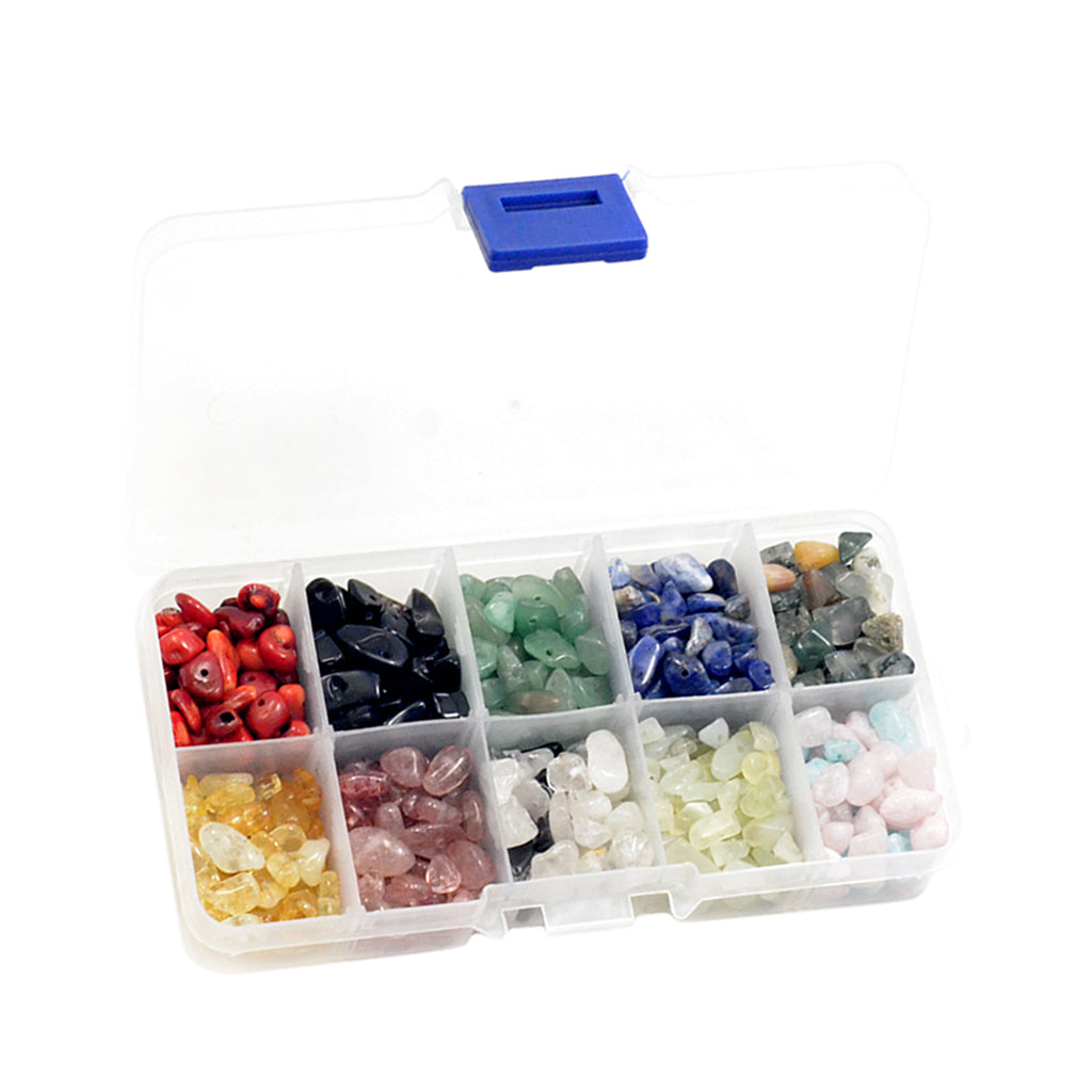 150g/Box Gemstone Natural Beads Charms Chip Beads for DIY Bracelets Crafts