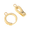 1Pcs Sterling Silver Jewelry Clasps Hooks for DIY Bracelet Necklace Gold