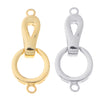 1Pcs Sterling Silver Jewelry Clasps Hooks for DIY Bracelet Necklace Gold