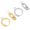 1Pcs Sterling Silver Jewelry Clasps Hooks for DIY Bracelet Necklace Gold