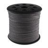 3mm 100 yards suede cord string rope jewelry making supply dark grey