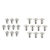 10 Pieces 925 Sterling Silver Earring Safety Back Earnut 6mm