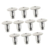 10 Pieces 925 Sterling Silver Earring Safety Back Earnut 6mm