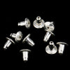 10 Pieces 925 Sterling Silver Earring Safety Back Earnut 6mm