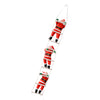 Christmas Santa Claus Climbing on Rope Ladder Xmas Tree Decor 3 Man 40cm