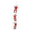 Christmas Santa Claus Climbing on Rope Ladder Xmas Tree Decor 3 Man 40cm