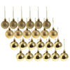 24pcs 6cm Christmas Balls Xmas Tree Ornaments Hanging Decorations Gold