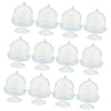 12pcs Acrylic Cup Shape Candy Box Sweet Gift Box Party Baby Shower Blue