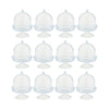 12pcs Acrylic Cup Shape Candy Box Sweet Gift Box Party Baby Shower Blue