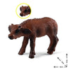 3pcs Buffalo Models Wildlife Animal Education Toy Collection Toys for Kids