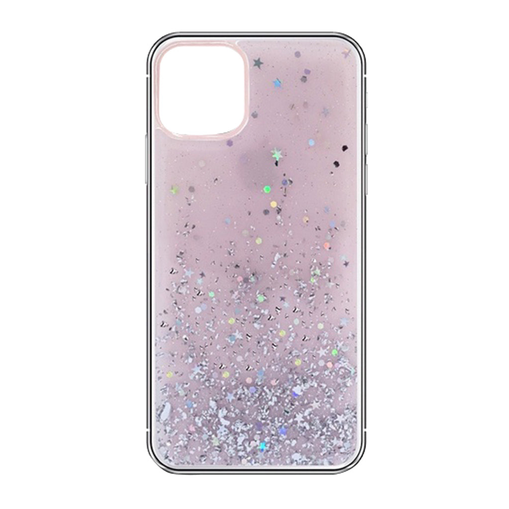 Luxury Bling Sequin Star Glitter Phone Case For iphone Pink iPhoneXR