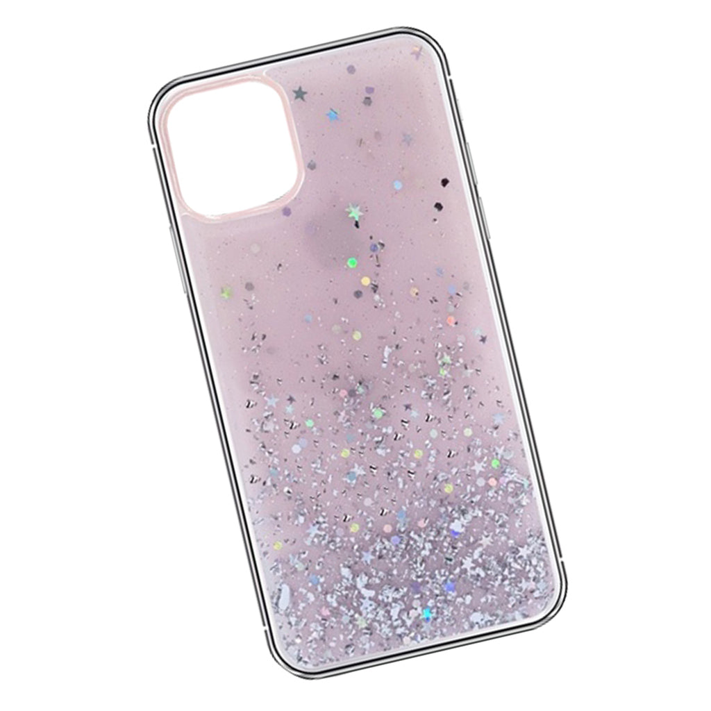 Luxury Bling Sequin Star Glitter Phone Case For iphone Pink iPhoneXR