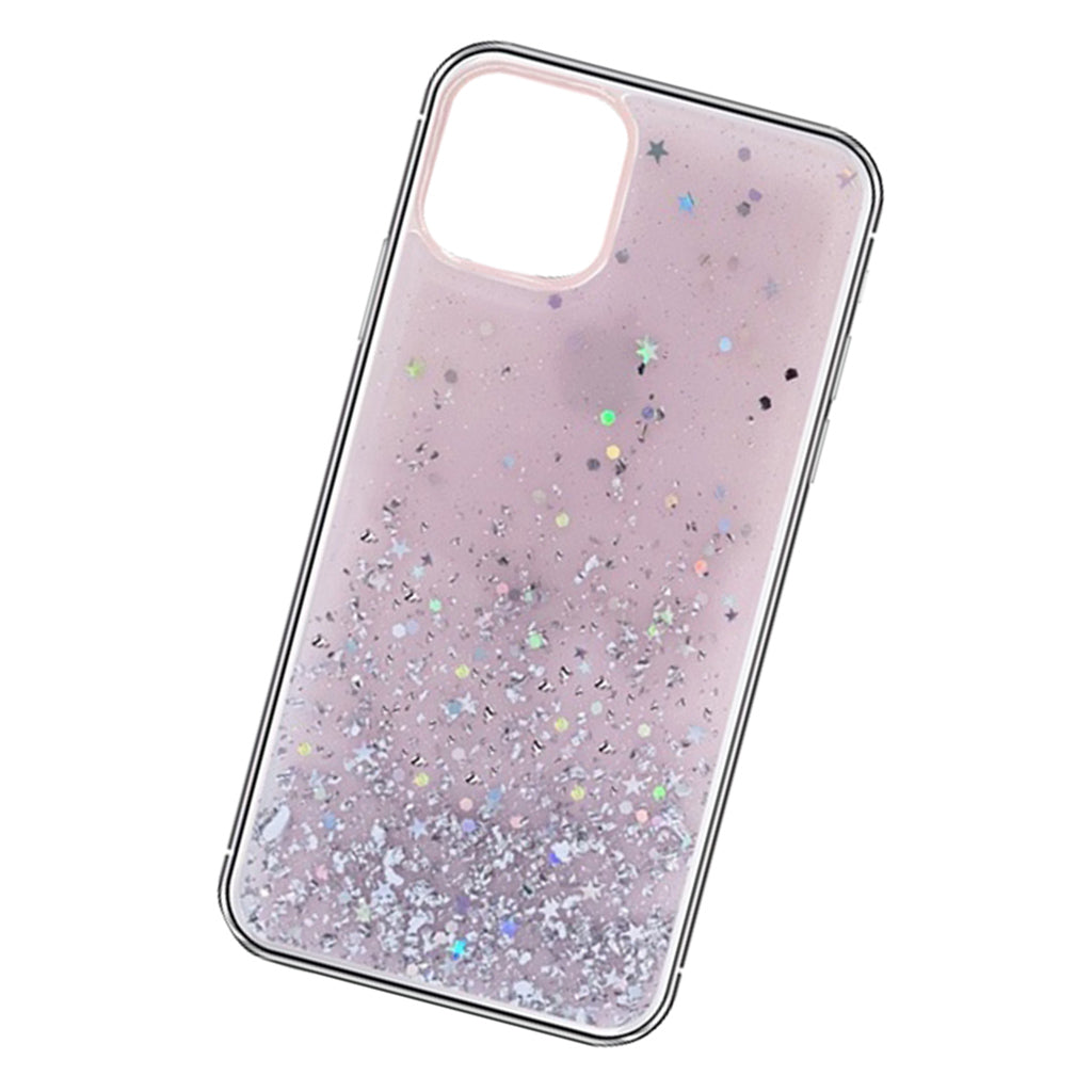 Luxury Bling Sequin Star Glitter Phone Case For iphone Pink iPhoneXR