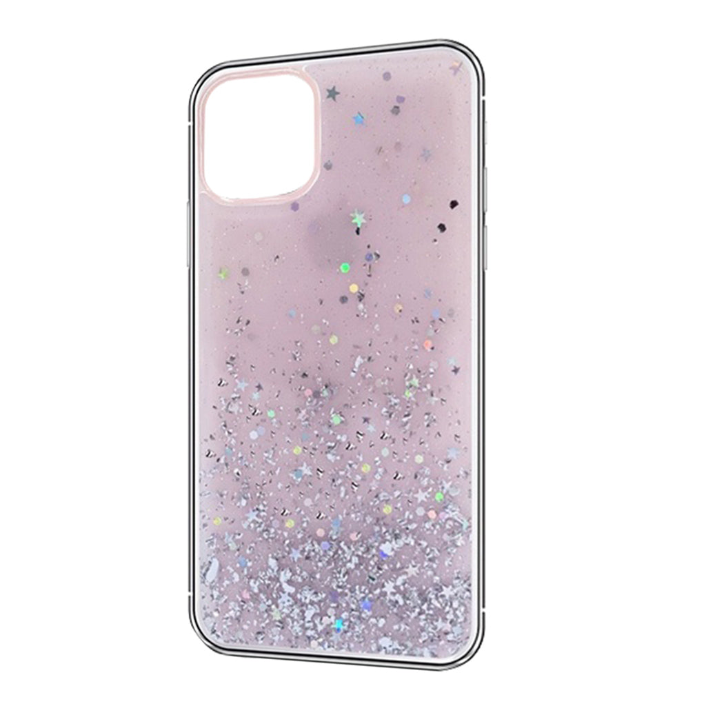 Luxury Bling Sequin Star Glitter Phone Case For iphone Pink iPhoneX XS