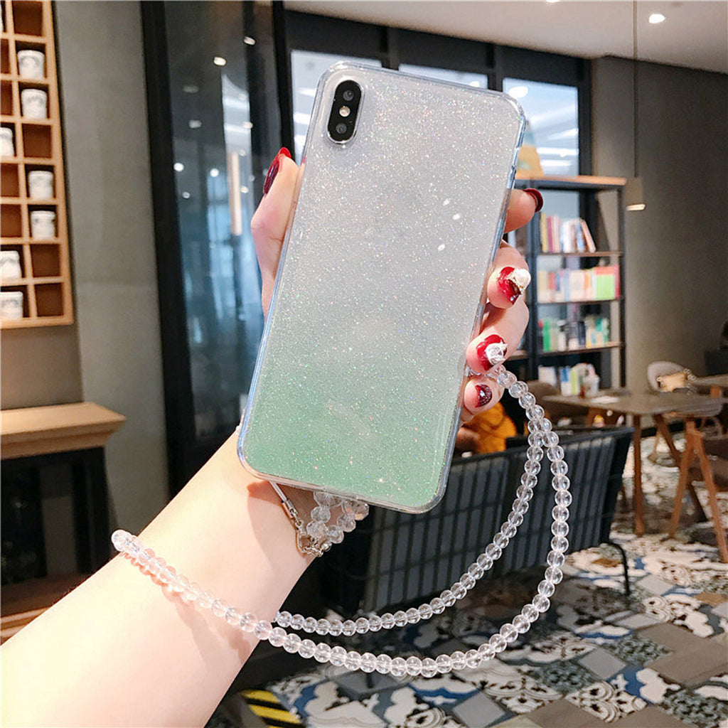 Gradient Color Anti Scratch Back Case Cover for iPhoneXSMAX Green