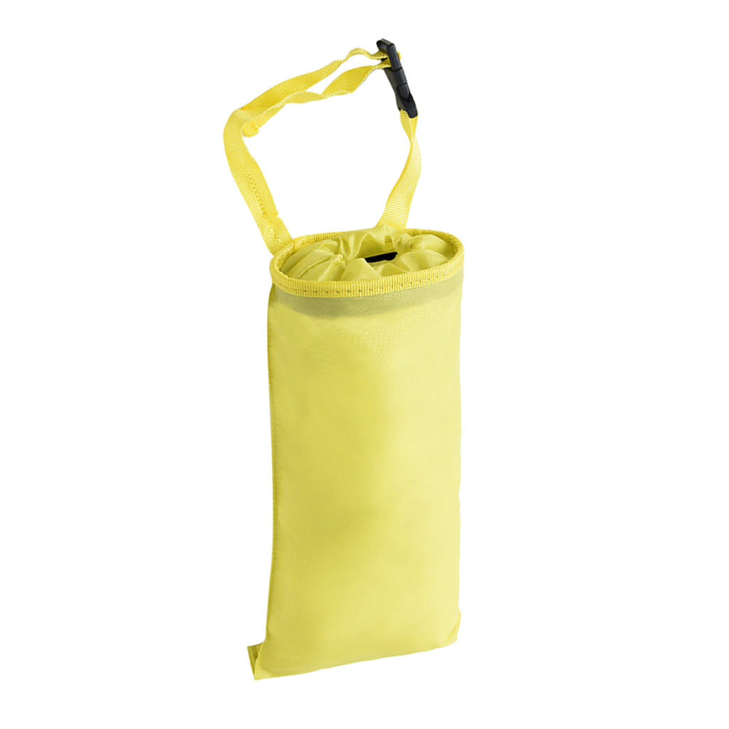 Car Vehicle Back Seat Headrest Litter Trash Garbage Bag Yellow