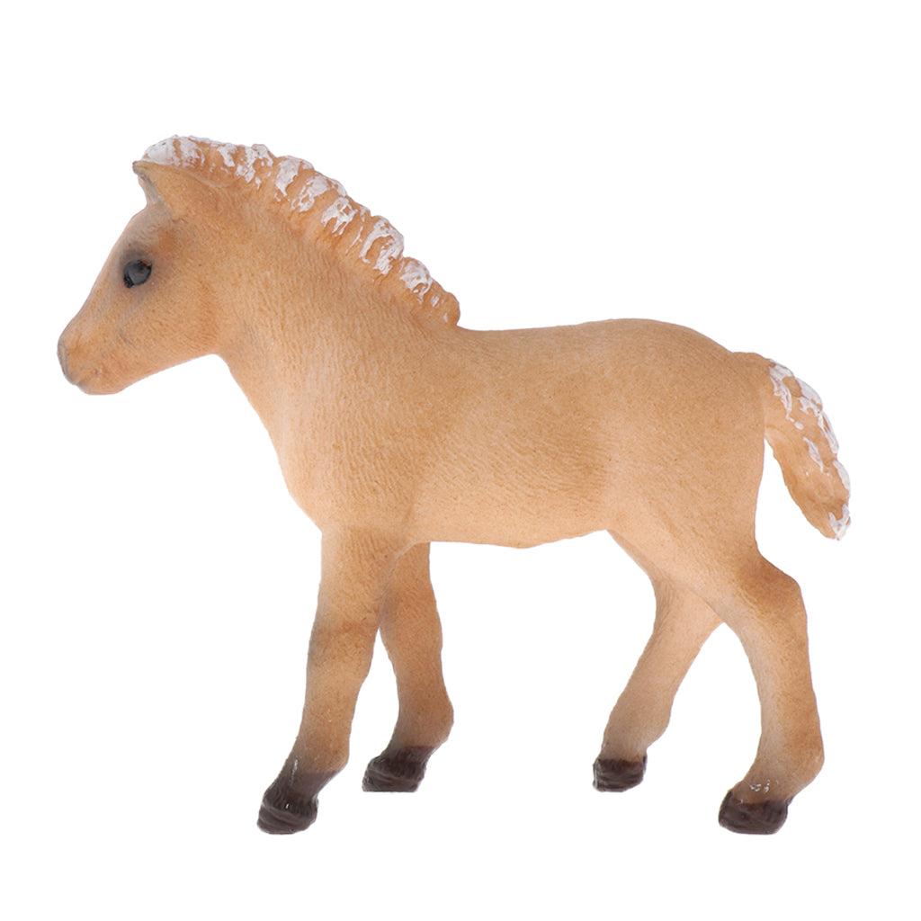 Simulation Multi Animal Model Figurine Educational Toy Home Decor Pony A