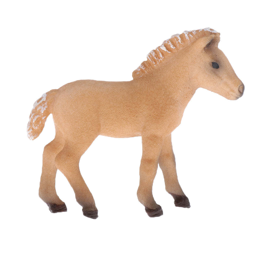 Simulation Multi Animal Model Figurine Educational Toy Home Decor Pony A