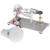 Single Cylinder Stirling Engine Model Light Lamp Electricity Generator Kits