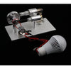 Single Cylinder Stirling Engine Model Light Lamp Electricity Generator Kits