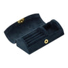 Velvet Jewelry Box Necklace Bracelet Organizer Box Showcase Holder Dark Blue