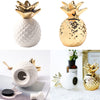 Dictionary Creative Pineapple Mini Piggy Bank Home Table Ornaments White