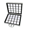 24/40 Grids Luxury Diamond Gemstone Storage Box Jewelry Organizer Case 4cm