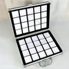 24/40 Grids Luxury Diamond Gemstone Storage Box Jewelry Organizer Case 4cm