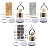 DIY Jewelry Making Supplies Earring Earwire Kit with Jewelry Tools Golden