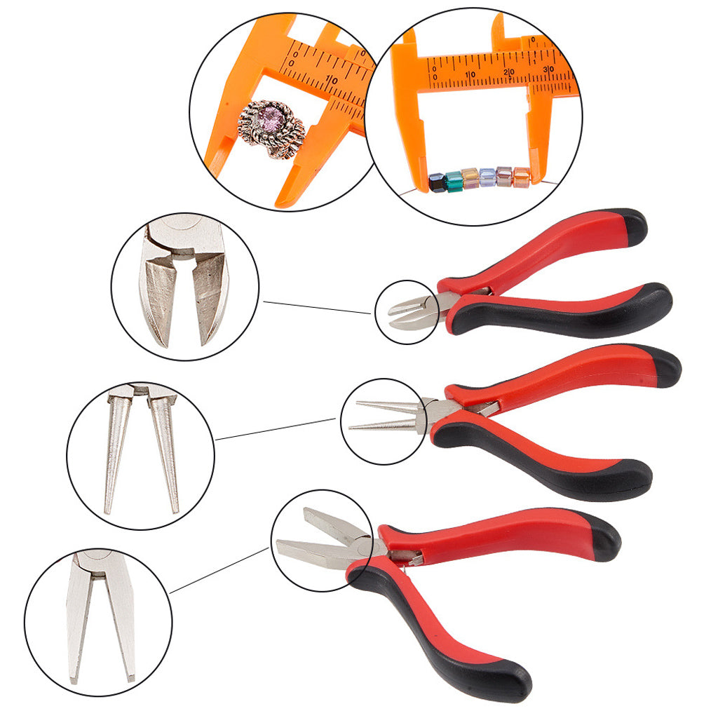 1 Set Handmade Pliers Making Jewelry Kit For DIY Crafting Beading Necklace