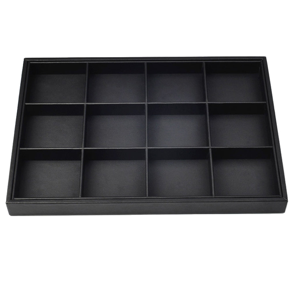 Multifunction Jewelry Tray Showcase Display Organizer 12 Grid