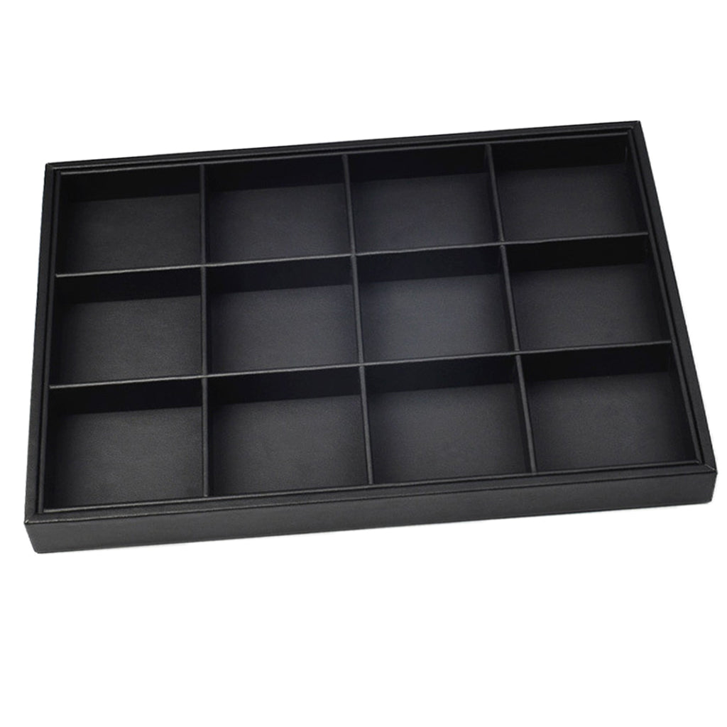 Multifunction Jewelry Tray Showcase Display Organizer 12 Grid