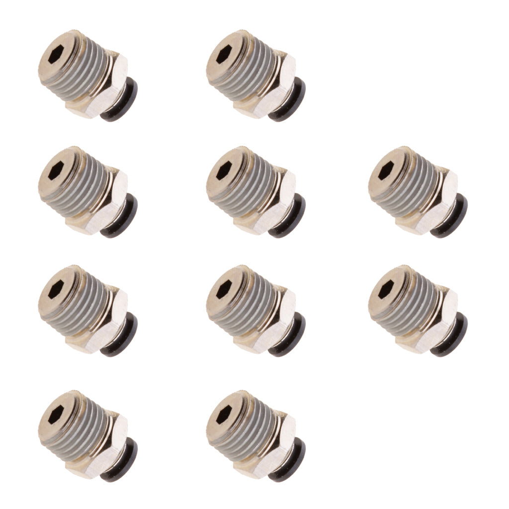 10pcs Pneumatic Push In Fittings Connector Air Water Hose Tube Pipe PC-C6-02