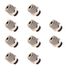 10pcs Pneumatic Push In Fittings Connector Air Water Hose Tube Pipe PC-C6-02