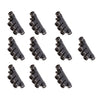 10 Pieces 5-Way Pneumatic Air Line Quick Connector Fittings Coupler 6mm