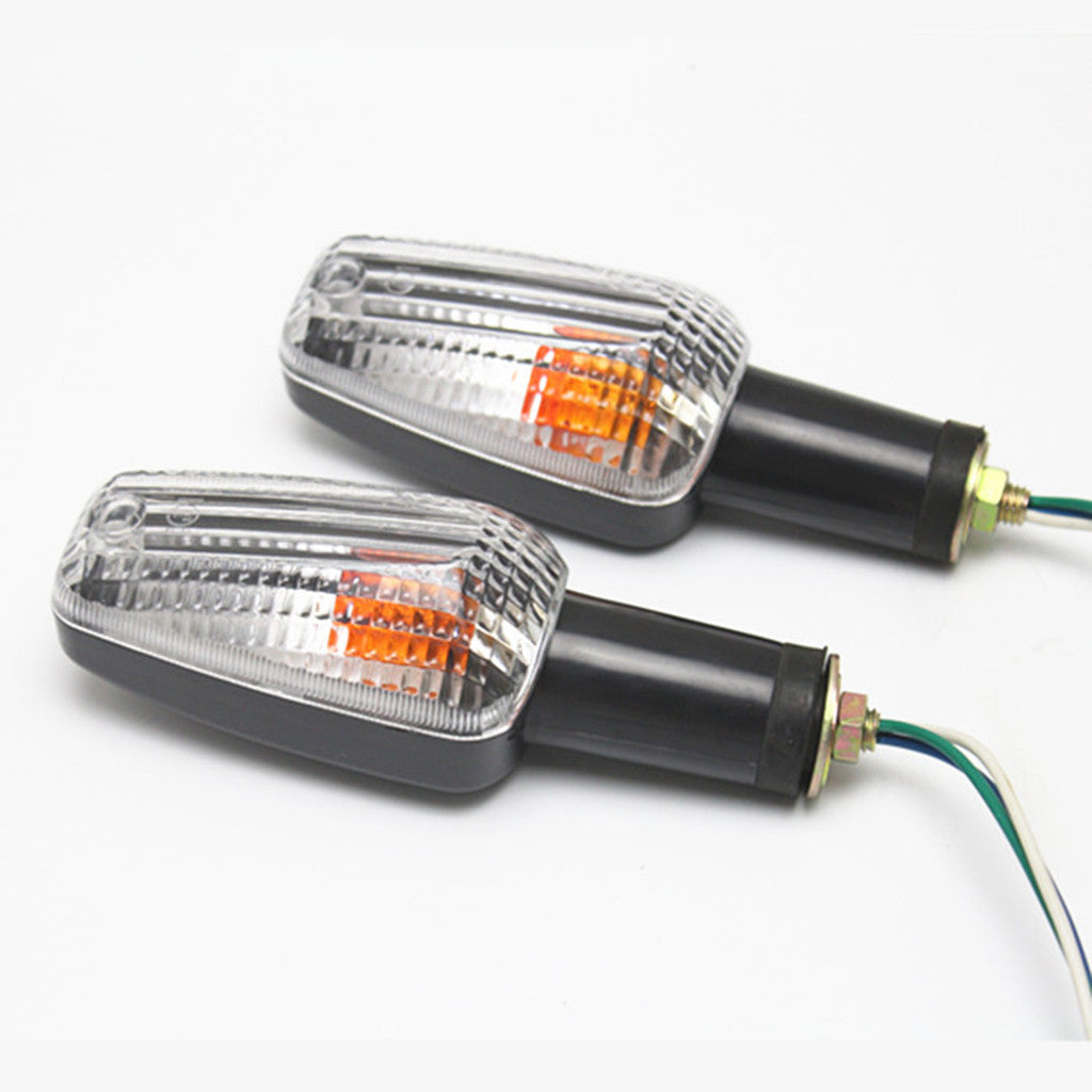 Pair Motorcycle Clear Lens LED Turn Signal Light Bulb for Honda CB1000 CB400