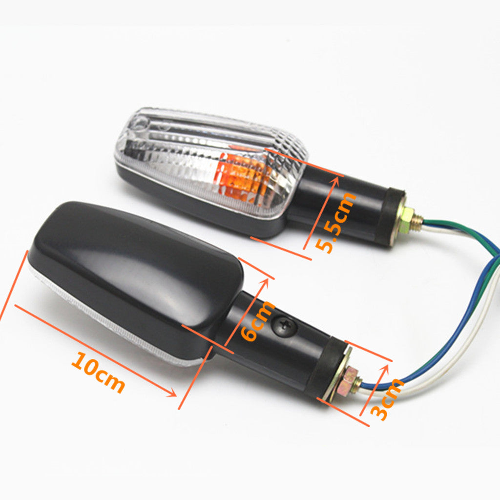 Pair Motorcycle Clear Lens LED Turn Signal Light Bulb for Honda CB1000 CB400