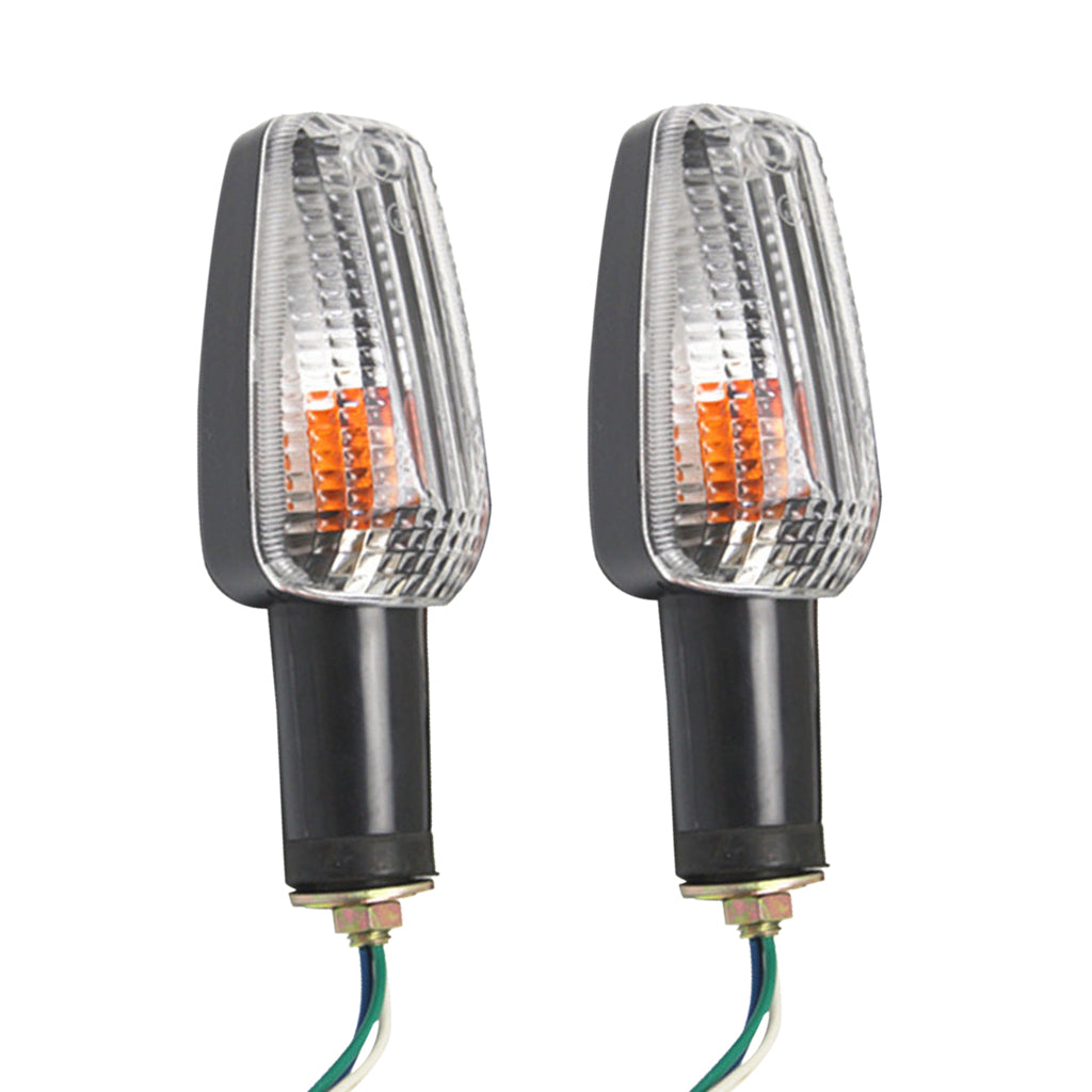 Pair Motorcycle Clear Lens LED Turn Signal Light Bulb for Honda CB1000 CB400