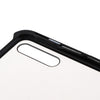 Metal Frame Tempered Glass Back Case Fit for Huawei Honor Magic 2 Black