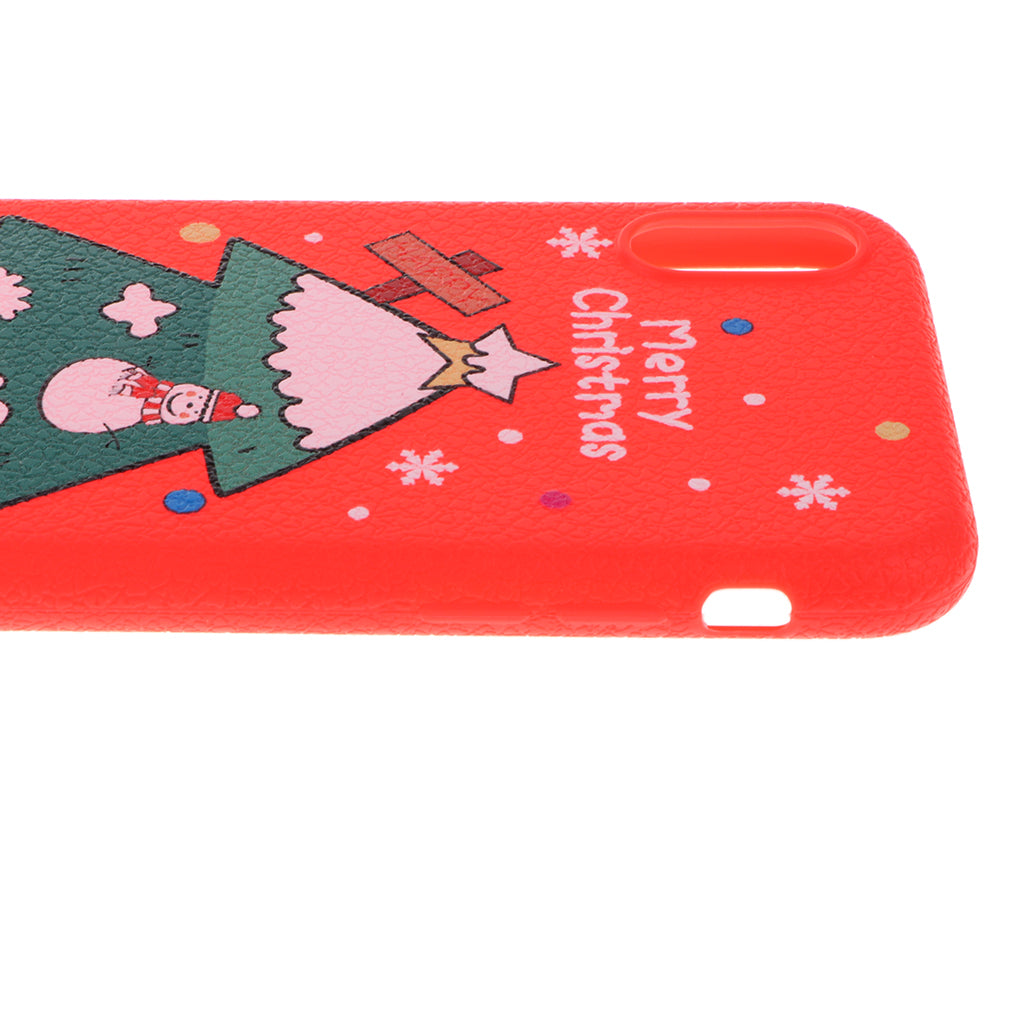 Cute Christmas Tree Soft TPU Case Full Cover Shell for iPhone iPhone X XS