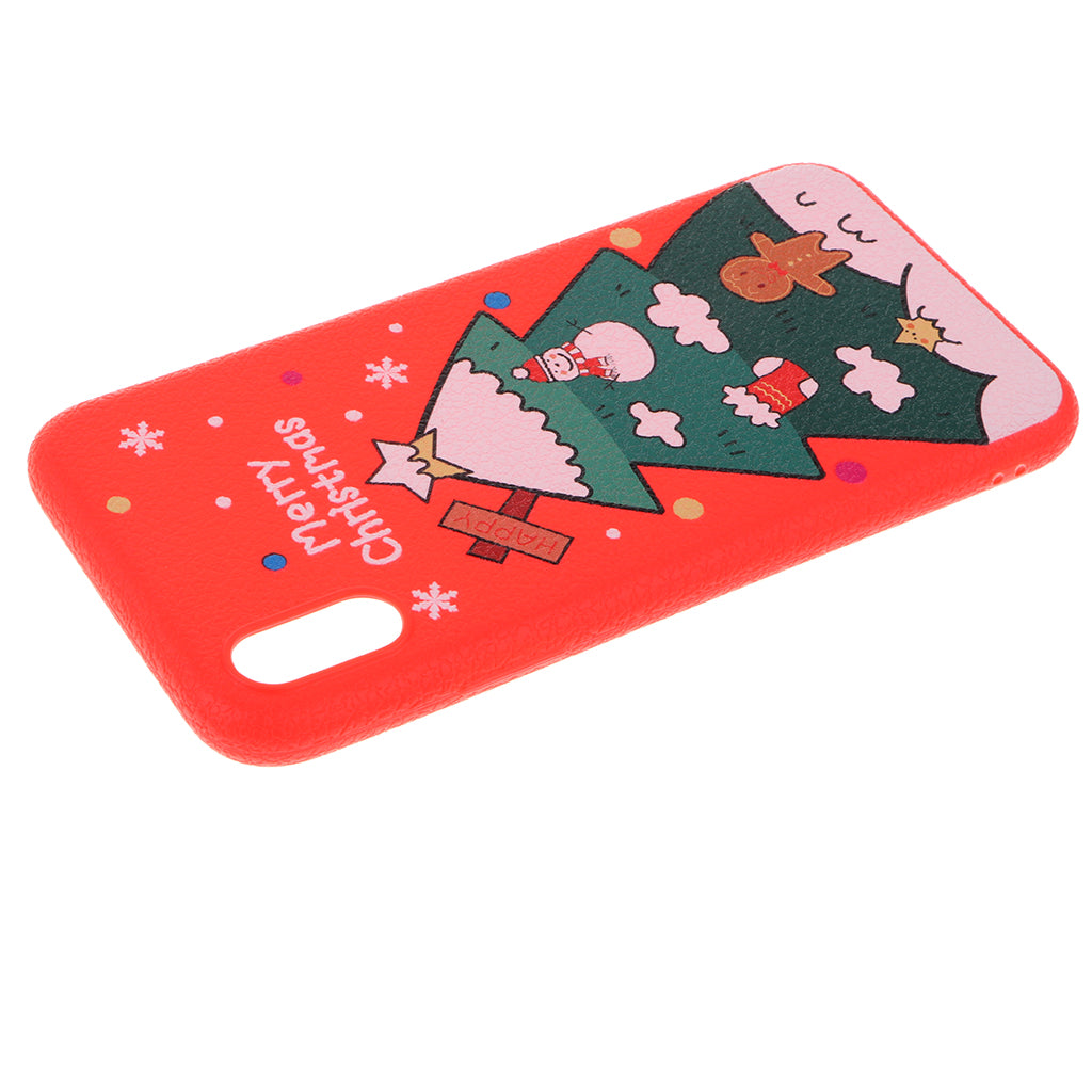 Cute Christmas Tree Soft TPU Case Full Cover Shell for iPhone iPhone X XS