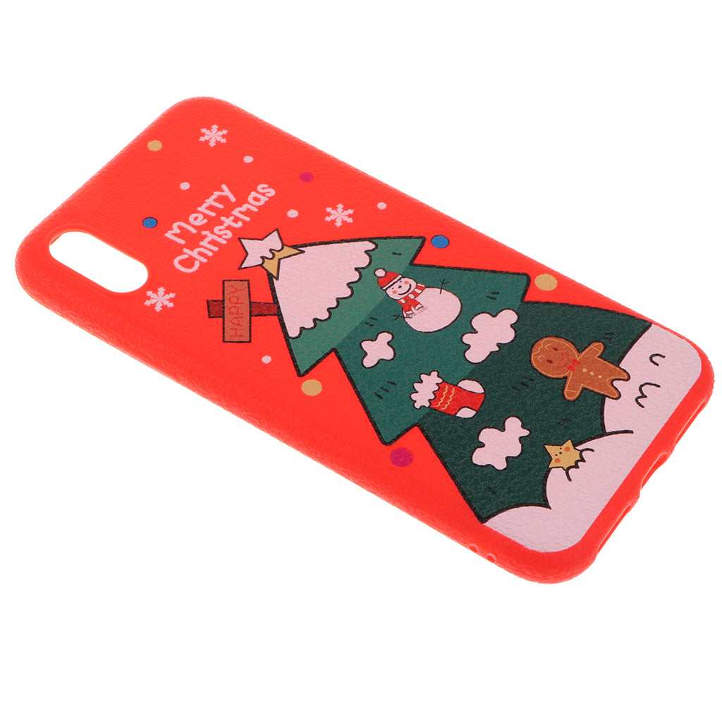 Cute Christmas Tree Soft TPU Case Full Cover Shell for iPhone iPhone X XS