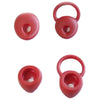 2 Pairs Universal Silicone Earbuds Eartips Caps for Jabra Mini Red