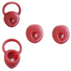 2 Pairs Universal Silicone Earbuds Eartips Caps for Jabra Mini Red