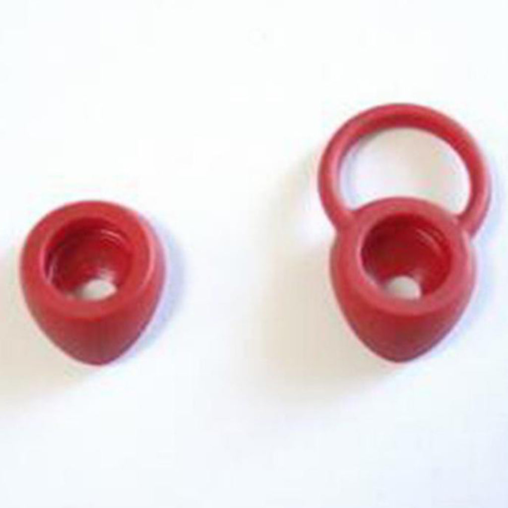 2 Pairs Universal Silicone Earbuds Eartips Caps for Jabra Mini Red