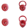 2 Pairs Universal Silicone Earbuds Eartips Caps for Jabra Mini Red