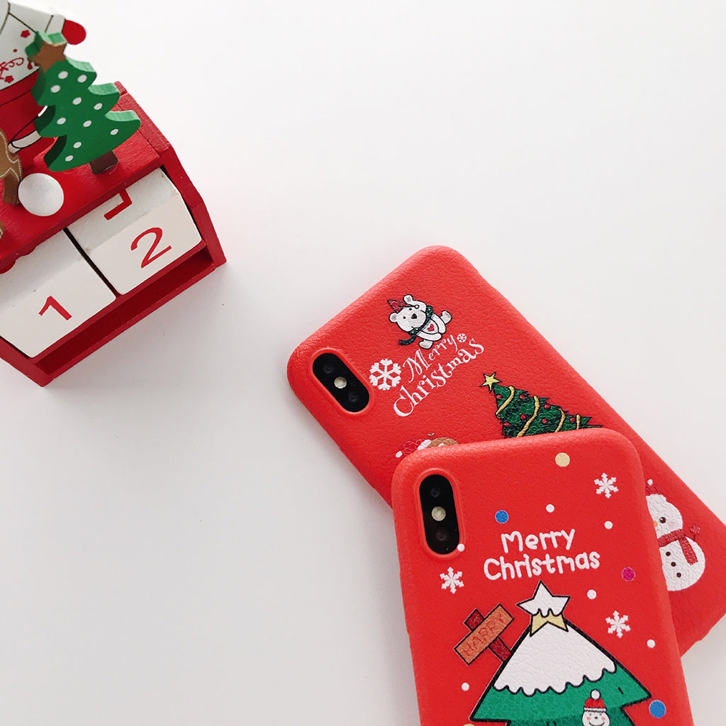 Cute Christmas Reindeer Soft TPU Case Full Cover for iPhone  iPhone XR