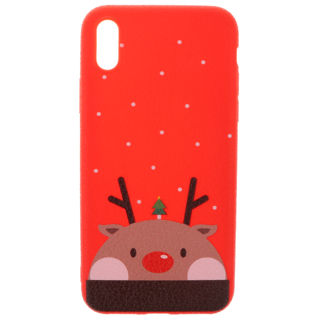 Cute Christmas Reindeer Soft TPU Case Full Cover for iPhone  iPhone XR